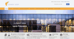 Desktop Screenshot of lyceeader.eu